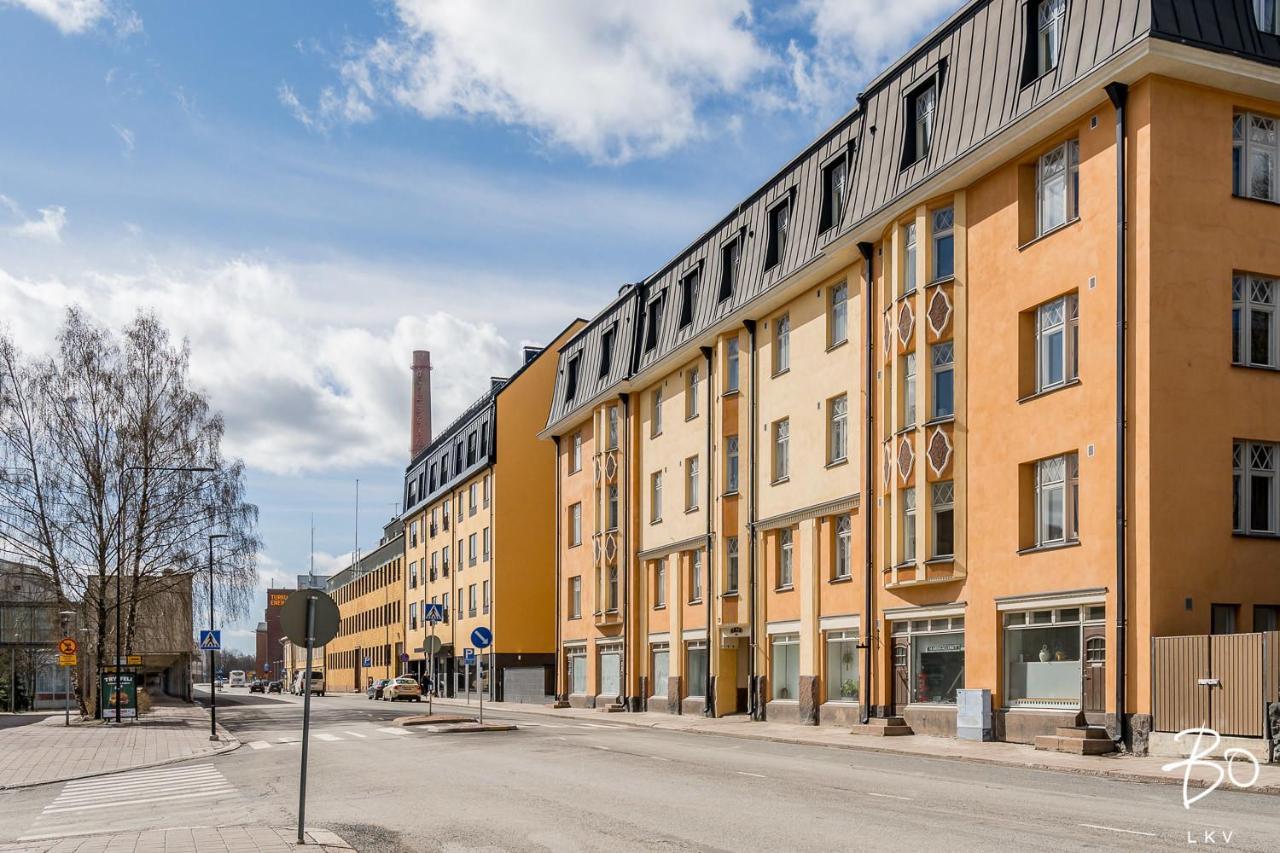Riverside Lux With 2 Bedrooms, Car Park Garage And Sauna Turku Bagian luar foto
