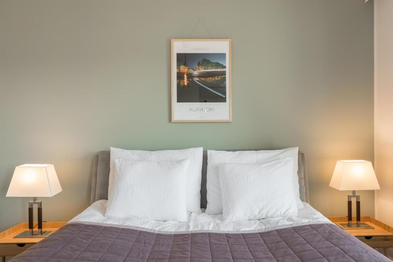 Riverside Lux With 2 Bedrooms, Car Park Garage And Sauna Turku Bagian luar foto
